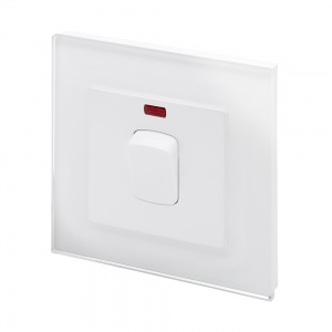 Crystal PG 20A DP Switch with Neon White